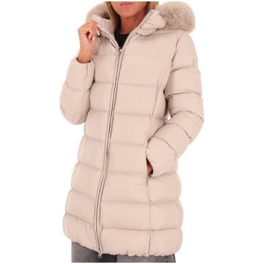 Colmar Originals colmar caption piumino 3/4 capp ecopelo avorio donna