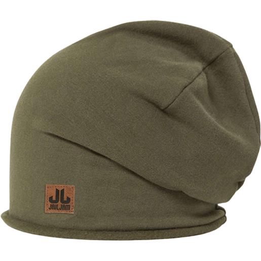 JAIL JAM plush beanie jersey solid color berretto unisex