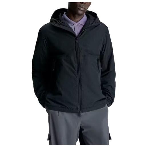 Calvin Klein giubbino imbottito con cappuccio nero