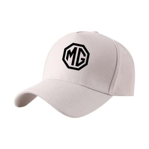 XWSBUDE auto berretto da baseball, per mg3 mg4 ev / mg5 / mg6 mg hs/mg marvel r cappellino racer cappellino visiera regolabile unisex baseball cap, g