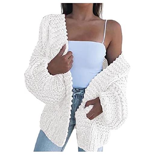 Cocila giacca calda da donna casual in maglione giacchetta elegante white s giubbotti invernali donna camicia a quadri cappottino invernale giaccone abbigliamento giubbotto nero inverno