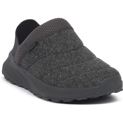 BeComfy Pantofole da Uomo in Feltro Naturale con Suola in Gomma 40-46 EU (Nero/Verde, Sistema Taglie Calzature EU, Adulto, Numero, Media, 40