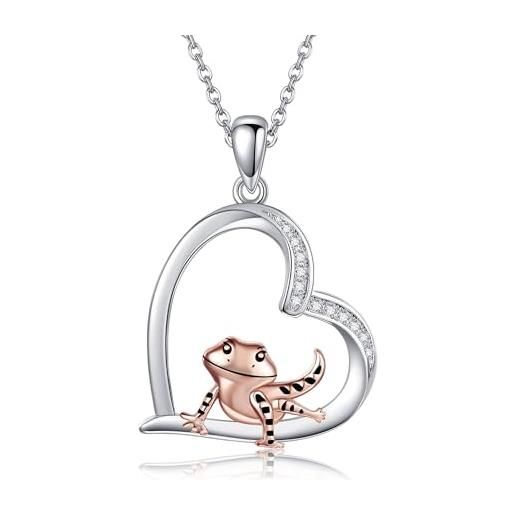 Gioiello Lucertola Argento 925 - Collana Elegante Rettile Silver 925 Gioiello Lucertola Argento 925 - Collana Elegante Rettile Silver 925