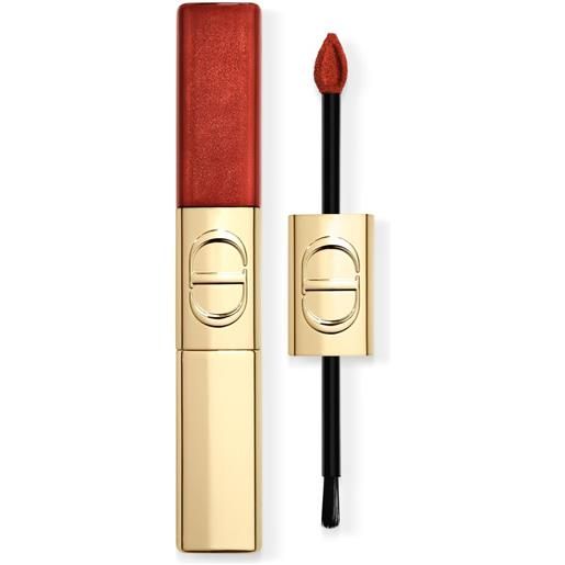 Dior rouge Dior sequin liquid duo 5 ml duo rossetto e gloss con finish glitterato o brillante 747 flame