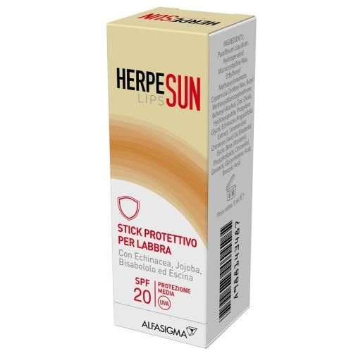 Herpe. Sun lips stick labbra spf20 5ml