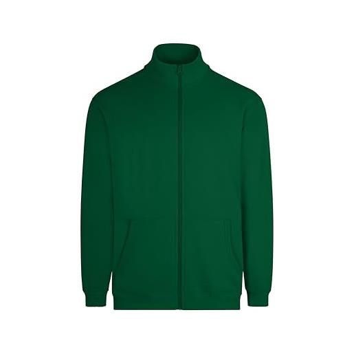 Mukua sz270u cooper;Felpa unisex cerniera;Colore kelly green;Taglia 4xl, verde (kelly green), 4xl