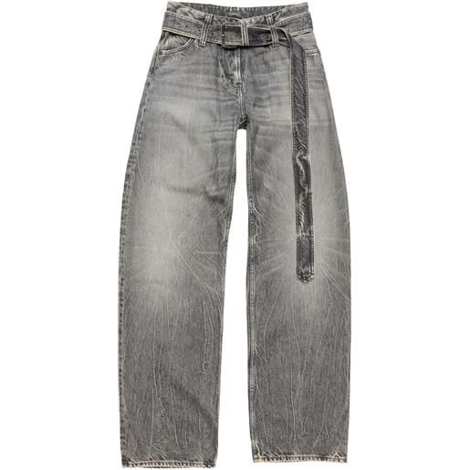 Acne Studios jeans con cintura - grigio