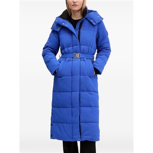 Desigual piumino con cappuccio - blu