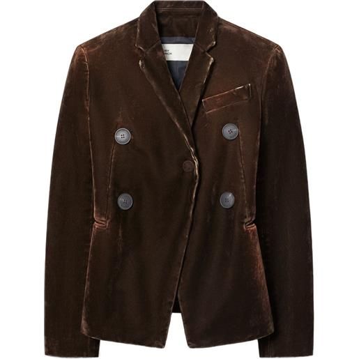 Tory Burch blazer doppiopetto - marrone
