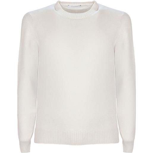 Cruciani maglione girocollo in cashmere - bianco