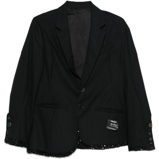 Undercover blazer con paillettes - nero