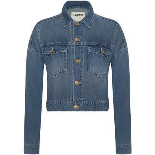 L'Agence giacca vianney con bottoni - blu