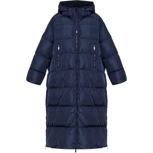 Add cappotto imbottito con zip - blu