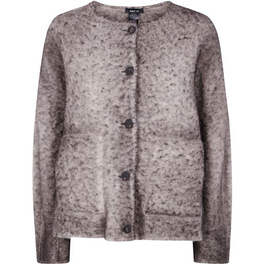 Avant Toi cardigan con bottoni - grigio