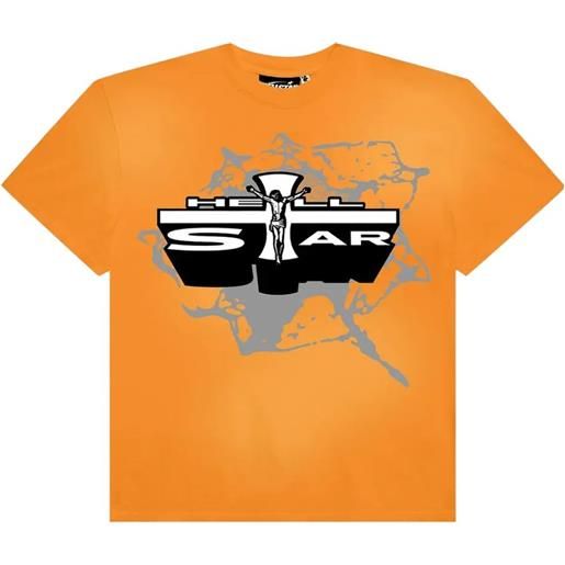 HELLSTAR t-shirt con stampa - arancione