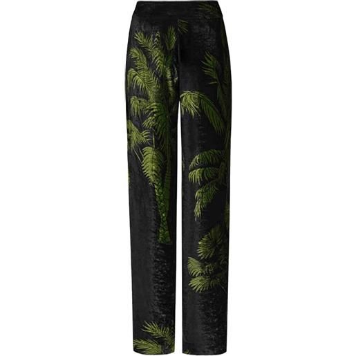 Johanna Ortiz pantaloni con stampa - nero