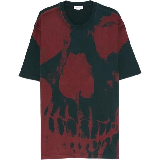 Alexander McQueen t-shirt con stampa - grigio