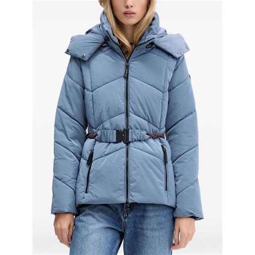 Desigual piumino con applicazione - blu