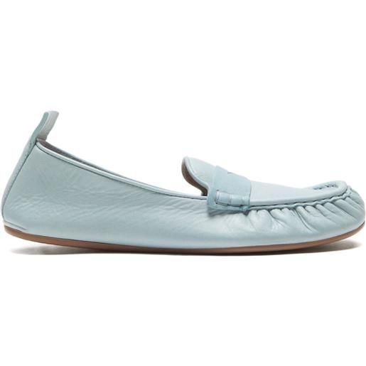 Acne Studios mocassini con ruches - blu