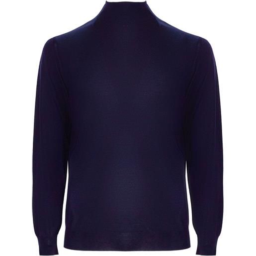 Fedeli maglione a collo alto - blu