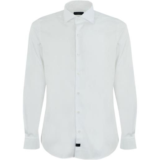 Fay camicia con colletto a punta - bianco