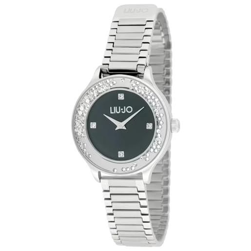 Liu Jo dancing shine tlj2341 orologio da donna in acciaio con cristalli girevoli al quadrante e cinturino con chiusura magnetica