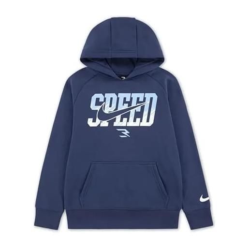 NIKE 3brand felpa da ragazzo con cappuccio speed of light blu taglia m (137-147 cm) codice 9q1213-u90