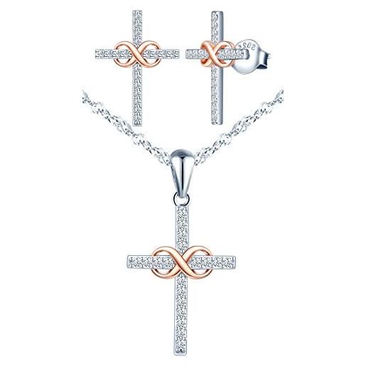 33 Pezzi Set Gioielli Gotici Grunge Per Donna Uomo Collana Vintage