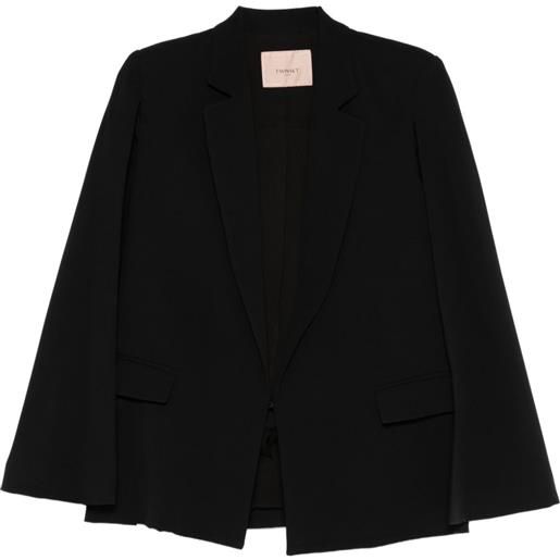 TWINSET blazer con tasca - nero