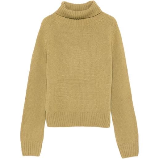 be you maglione a collo alto - verde