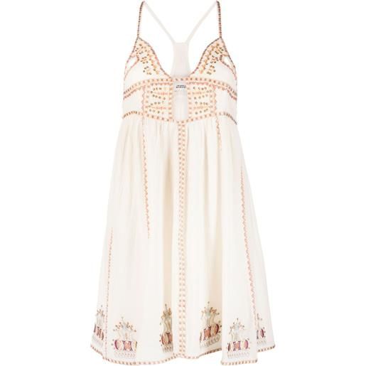 ISABEL MARANT abito corto bretty - toni neutri