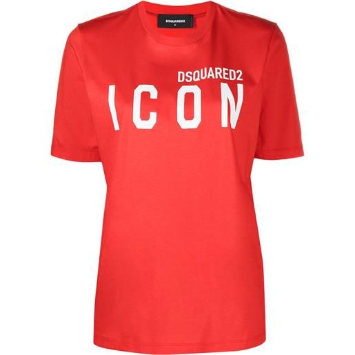 DSQUARED2 t-shirt con stampa - rosso