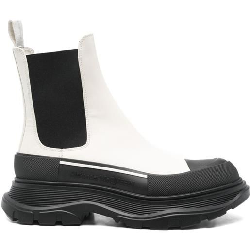 Alexander McQueen stivali chelsea slick 45mm - nero