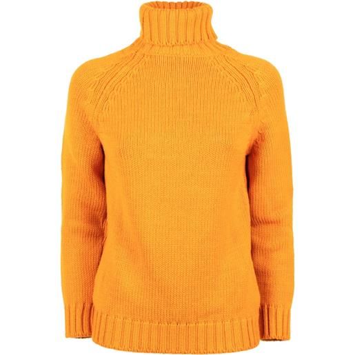 Base Milano maglione a collo alto - arancione