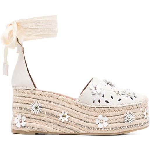 Kurt Geiger London espadrilles flower 80mm - toni neutri