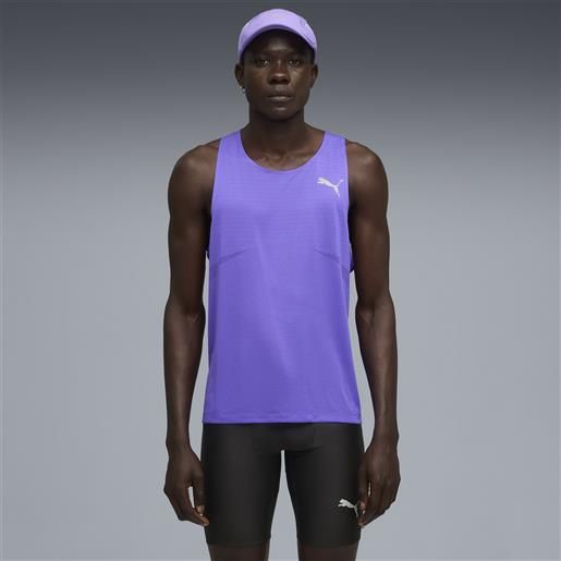 PUMA canotta raceday ultraspun da uomo, abbigliamento, viola, s