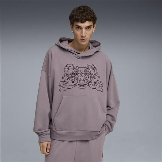 PUMA felpa con cappuccio PUMA x ripndip unisex, accessori, viola, xl