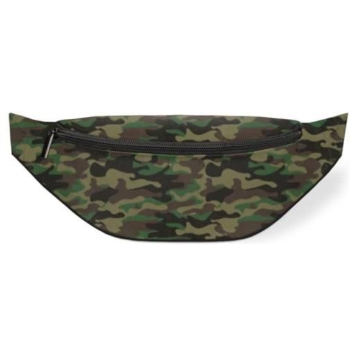 TropicalLife marsupio mimetico per uomini, donne, bambini, ragazze, ragazzi, mimetici, per sport, escursionismo, corsa, marsupio, colore, m, organizer per borse