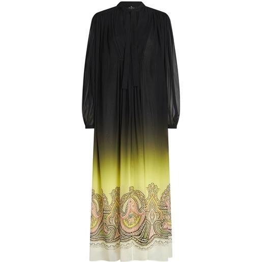 ETRO abito con stampa paisley - nero
