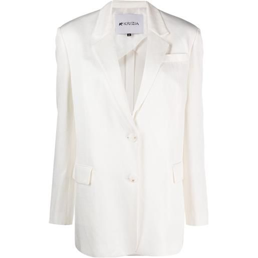 Krizia blazer monopetto - bianco