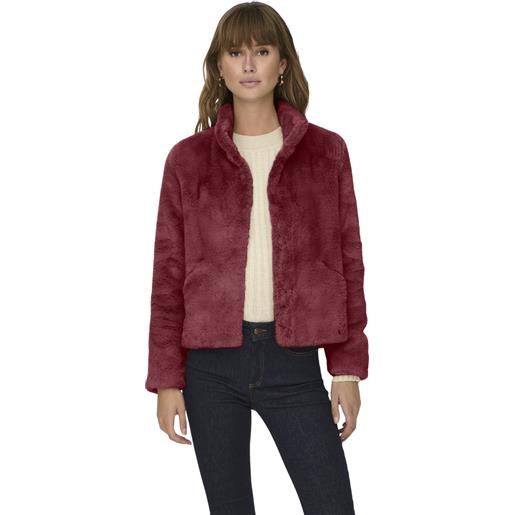 ONLY newvida faux fur jacket otw cc humus giacca donna