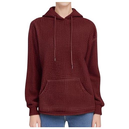 Cocila felpa donna primaverile felpa donna con cappuccio e zip felpe termiche oversize stitch pelo interno primavera mimetica fitness nera stampata fantasia over size garzata fiori estive eleganti