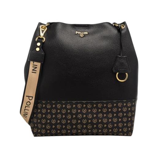 Pollini borsa a tracolla da donna marchio, modello sc4500pp0nsj1, realizzato in pelle sintetica. 