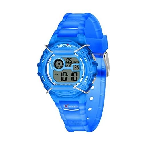Sector No Limits orologio unisex, collezione ex-05, movimento al quarzo, digitale, in policarbonato e poliuretano - r3251526001