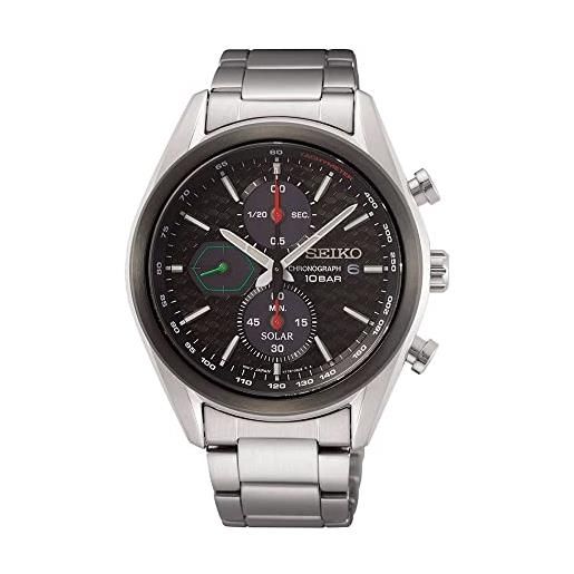 Seiko analogico ssc803p1, multicolore, bracciale