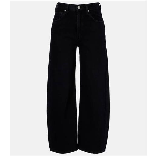 Agolde jeans cropped low curve a vita media