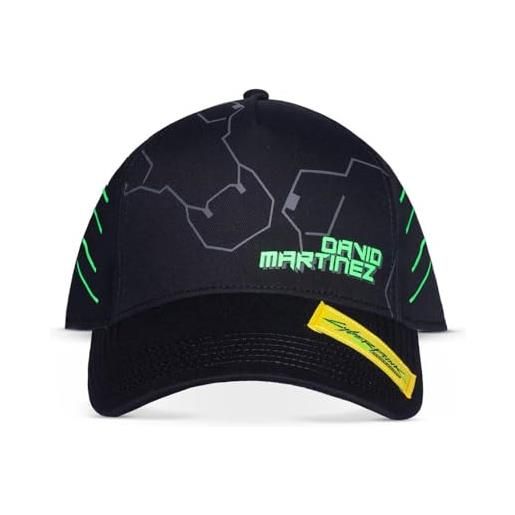 Cyberpunk edgerunners - david unisex cappello nero 100% cotone