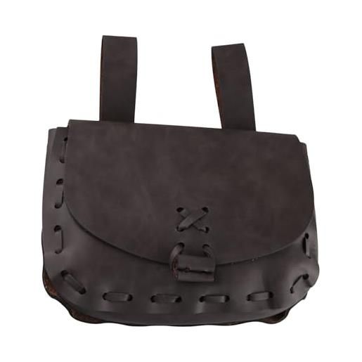 LIbgiubhy borsa da cintura medievale in ecopelle portatile borsa medievale vintage cintura dadi borsa per uomo donna bambino
