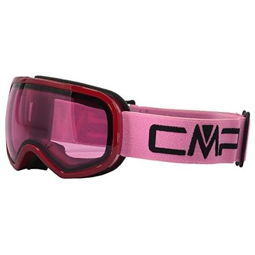 Cmp maschera da sci jupiter, unisex bambini, pink fluo, s, pink fluo