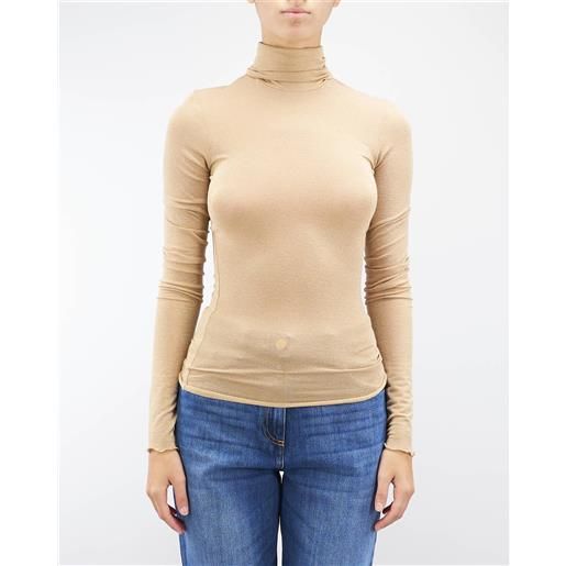 SIMONA CORSELLINI maglia in lurex a collo alto simona corsellini